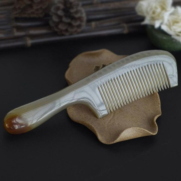 20.5cm natural yak horn comb scalp massage for curls hair boutique large thick round handle gift women g03081, Silver
20.5cm natural yak horn comb scalp massage for curls hair boutique large thick round handle gift women g03081, Silver
