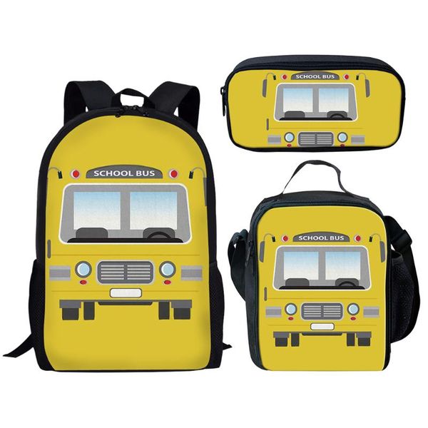 school bus print yellow bags boy girls schoolbags children book pencil case back to toddle premary
school bus print yellow bags boy girls schoolbags children book pencil case back to toddle premary