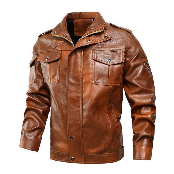 fashion retro leather jacket men slim fit pu motorcycle biker jackets distressed outwear male warm zipper pocket design coat 210603, Black
fashion retro leather jacket men slim fit pu motorcycle biker jackets distressed outwear male warm zipper pocket design coat 210603, Black