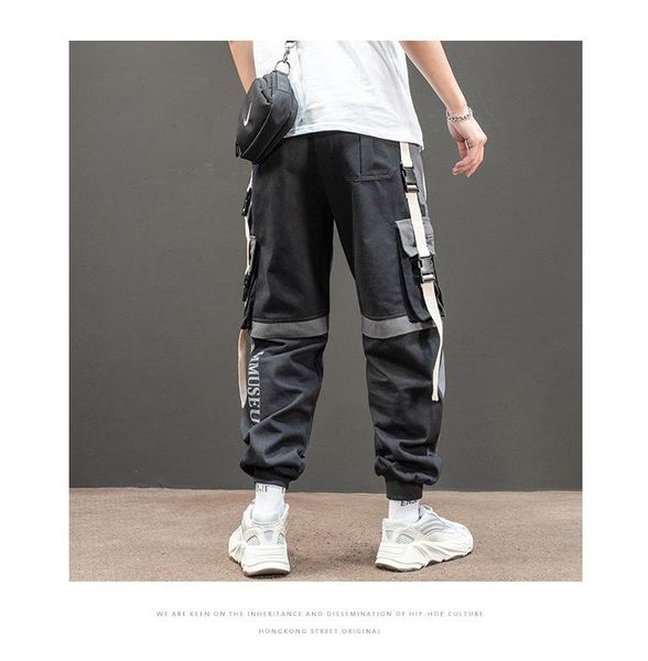 korean fashion brand functional overalls men's ins super hip-hop loose stitching corset pants for men, Black
korean fashion brand functional overalls men's ins super hip-hop loose stitching corset pants for men, Black