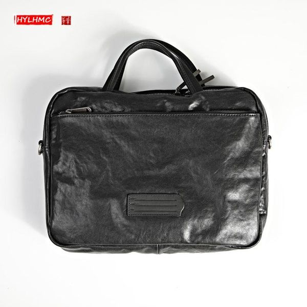 briefcases original cowhide leather men handbag 13.3 inch lapbag black simple business briefcase genuine men's shoulder bags
briefcases original cowhide leather men handbag 13.3 inch lapbag black simple business briefcase genuine men's shoulder bags