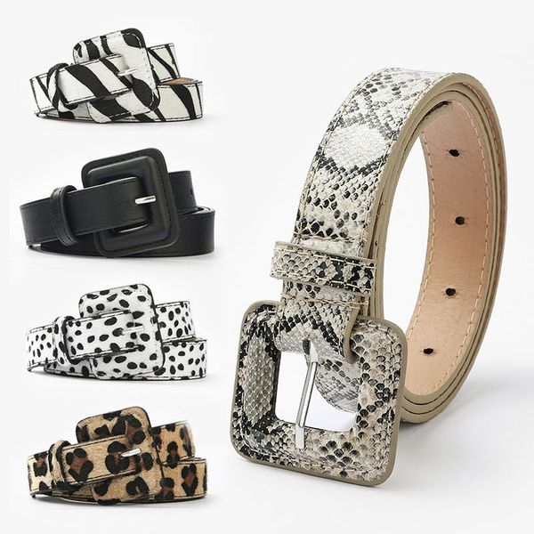 belts 2021 fashion leopard belt women snake zebra print thin horsehair waist pu leather buckle for ladies female, Black;brown
belts 2021 fashion leopard belt women snake zebra print thin horsehair waist pu leather buckle for ladies female, Black;brown