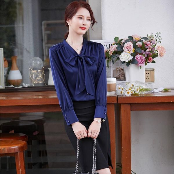 two piece dress autumn women blouse with bow and skirt sets 2 pieces ol styles fashion casual slim formal professional suits shirt over, White
two piece dress autumn women blouse with bow and skirt sets 2 pieces ol styles fashion casual slim formal professional suits shirt over, White