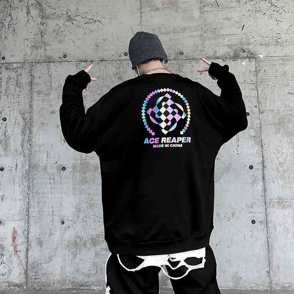 men's sweaters fashionable sweater makes pretty ruffian fritters european and american reflexive street hiphop to high boys 8bjx, White;black
men's sweaters fashionable sweater makes pretty ruffian fritters european and american reflexive street hiphop to high boys 8bjx, White;black