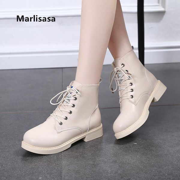 boots marlisasa botas femininas women fashion sweet black pu leather lace up high ladies casual anti skid beige shoes f57331
boots marlisasa botas femininas women fashion sweet black pu leather lace up high ladies casual anti skid beige shoes f57331