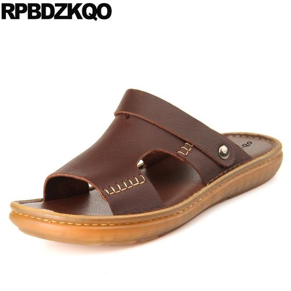 sandals slip on casual brown slippers large size outdoor water flat slides open toe men leather summer shoes 2021 fashion 45, Black
sandals slip on casual brown slippers large size outdoor water flat slides open toe men leather summer shoes 2021 fashion 45, Black