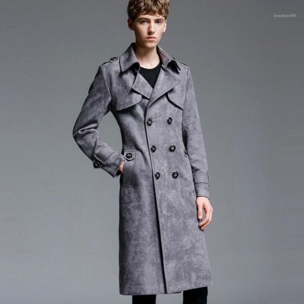 men's trench coats large size autumn and winter double breasted button lapel casual extra long windbreaker men suede coat/s-5xl, Tan;black
men's trench coats large size autumn and winter double breasted button lapel casual extra long windbreaker men suede coat/s-5xl, Tan;black