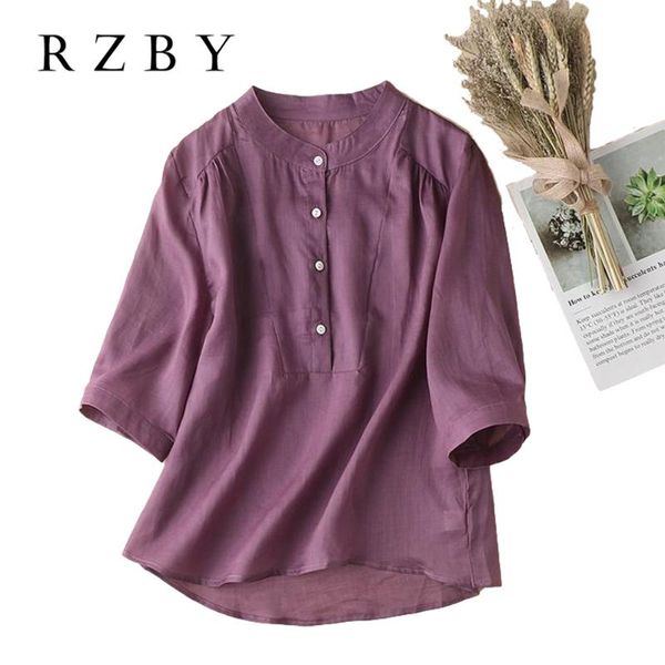 women's blouses & shirts summer 2021women casual solid color shirt three quarter basic cotton blouse harajuku chemisier femme fahion r, White
women's blouses & shirts summer 2021women casual solid color shirt three quarter basic cotton blouse harajuku chemisier femme fahion r, White
