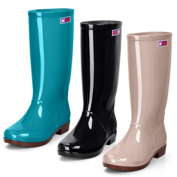 boots women rain waterproof pvc rubber antiskid knee high female rainboots garden work shoes ourdoor raining day wear, Black
boots women rain waterproof pvc rubber antiskid knee high female rainboots garden work shoes ourdoor raining day wear, Black