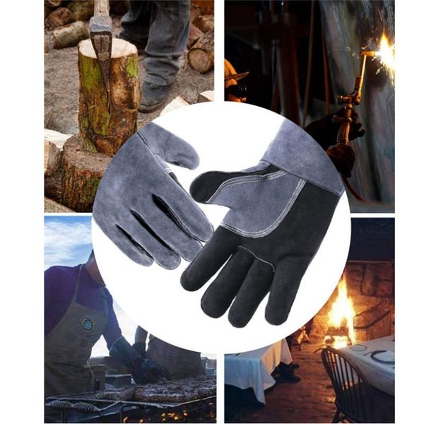 extreme heat&fire resistant gloves leather with stitching,mitts perfect for fireplace,stove,oven,grill,welding,bbq,mig,pot holde disposable
extreme heat&fire resistant gloves leather with stitching,mitts perfect for fireplace,stove,oven,grill,welding,bbq,mig,pot holde disposable