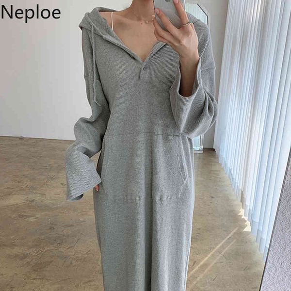 neploe hooded pullover long sleeve dress women high waist hip a-line solid vestidos simple spring slim vestidos all match 210422, Black;gray
neploe hooded pullover long sleeve dress women high waist hip a-line solid vestidos simple spring slim vestidos all match 210422, Black;gray