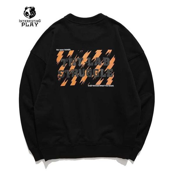 shaqu chaopai personalized letter printed sweater thick hip hop street youth men's and women's style base shirt, Black
shaqu chaopai personalized letter printed sweater thick hip hop street youth men's and women's style base shirt, Black