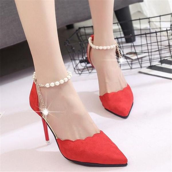 dress shoes women pumps 2021 arrival super high heel pointed hollow shallow mouth wedding woman lace beaded, Black
dress shoes women pumps 2021 arrival super high heel pointed hollow shallow mouth wedding woman lace beaded, Black