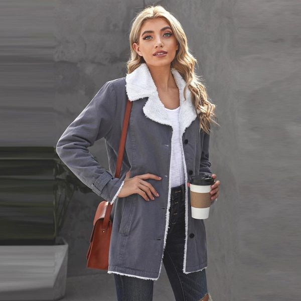 women's jackets clothing winter coat thickened warm cotton parka casual loose outwear, Black;brown
women's jackets clothing winter coat thickened warm cotton parka casual loose outwear, Black;brown