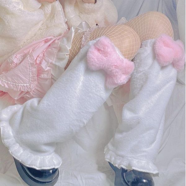 japanese harajuku style girls sweet pink bow leg warm socks lolita cute winter velvet foot warmer & hosiery, Black;white
japanese harajuku style girls sweet pink bow leg warm socks lolita cute winter velvet foot warmer & hosiery, Black;white