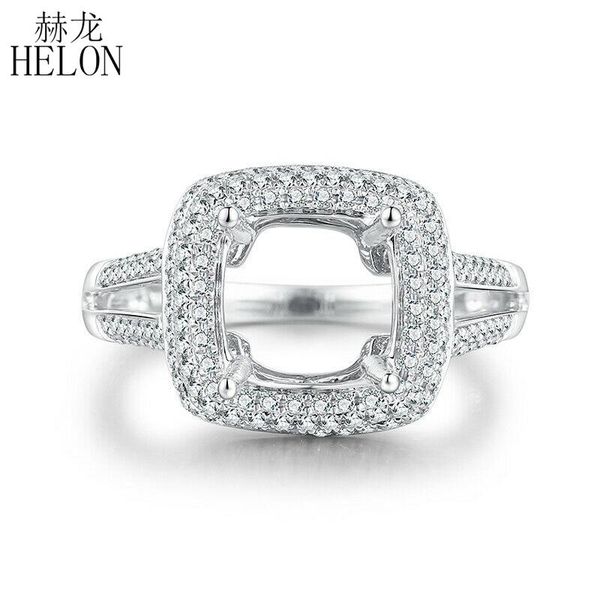 cluster rings helon cushion cut 8x8mm solid 10k white gold 0.6ct si/h natural diamonds engagement semi mount ring setting trendy fine jewelr, Golden;silver
cluster rings helon cushion cut 8x8mm solid 10k white gold 0.6ct si/h natural diamonds engagement semi mount ring setting trendy fine jewelr, Golden;silver