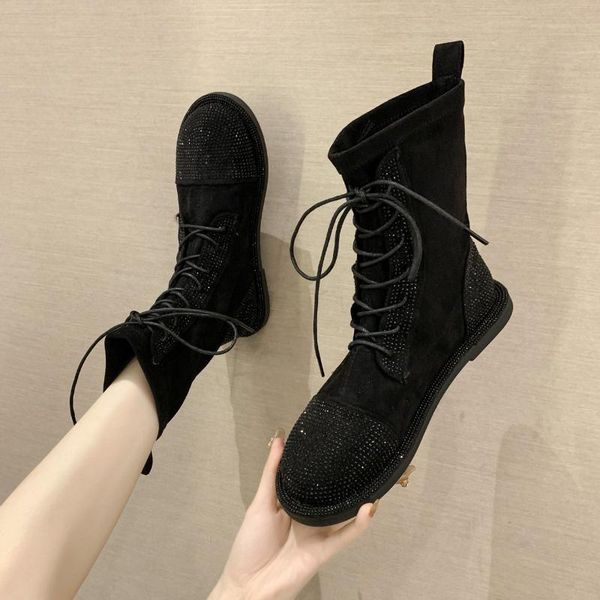 boots single monkey women brand winter fashion bling lace-up designer flats shoes snow botas woman mujer, Black
boots single monkey women brand winter fashion bling lace-up designer flats shoes snow botas woman mujer, Black