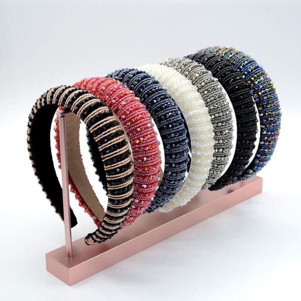 hair clips & barrettes velvet padded beads rhinestone headbands baroque crystal hoop headpiece fashionable accessories tiara for women, Golden;silver
hair clips & barrettes velvet padded beads rhinestone headbands baroque crystal hoop headpiece fashionable accessories tiara for women, Golden;silver