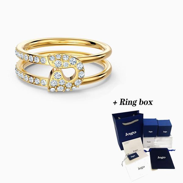 cluster rings swa fashion classic elegant brooch gold ring ladies luxury romantic engagement jewelry gift, Golden;silver
cluster rings swa fashion classic elegant brooch gold ring ladies luxury romantic engagement jewelry gift, Golden;silver