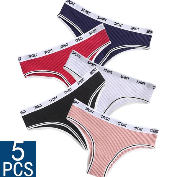 women's panties 5pcs/set cotton g-string underwear comfort underpants briefs low-rise pantys solid color intimates thongs, Black;pink
women's panties 5pcs/set cotton g-string underwear comfort underpants briefs low-rise pantys solid color intimates thongs, Black;pink