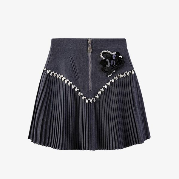 skirts fashionable summer luxury 3d beading flower pearl decoration pleated bag hip high waist a-line skirt female clothes 2021, Black
skirts fashionable summer luxury 3d beading flower pearl decoration pleated bag hip high waist a-line skirt female clothes 2021, Black