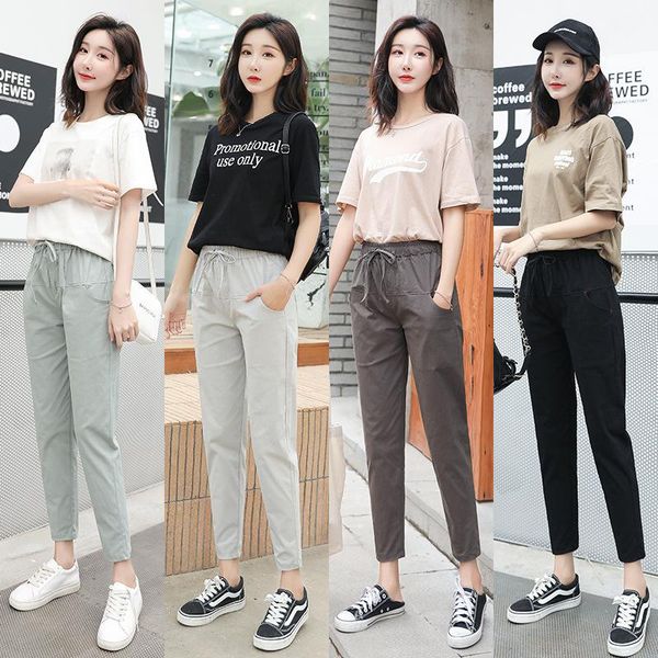 women's pants & capris cotton linen for women trousers loose casual solid color harem plus size ankle-length summer, Black;white
women's pants & capris cotton linen for women trousers loose casual solid color harem plus size ankle-length summer, Black;white
