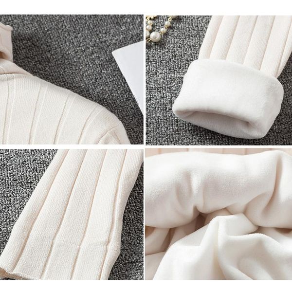 women's sweaters solid fall winter knitted clothing turtleneck sweater for women shirt fashion thicken girl bottoming, White;black
women's sweaters solid fall winter knitted clothing turtleneck sweater for women shirt fashion thicken girl bottoming, White;black