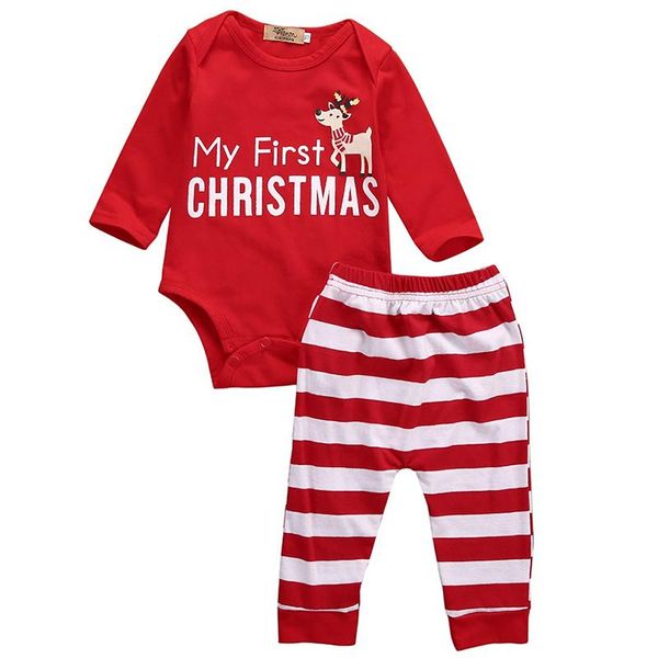 xmas born baby clothes set boys girls romper jumpsuit bodysuit + pants 2 pieces clothing outfits red christmas gifts sets, White
xmas born baby clothes set boys girls romper jumpsuit bodysuit + pants 2 pieces clothing outfits red christmas gifts sets, White