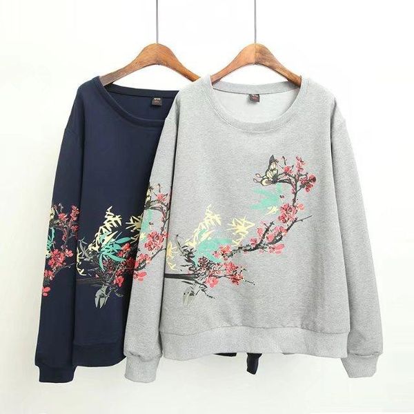 women's hoodies & sweatshirts s9 autumn casual 5xl oversize women clothing fashion loose floral print hoody gl0050, Black
women's hoodies & sweatshirts s9 autumn casual 5xl oversize women clothing fashion loose floral print hoody gl0050, Black