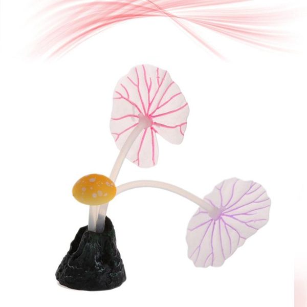 decorations aquarium lotus leaf fish night lights tank decoration silicone ornament landscape (random color)
decorations aquarium lotus leaf fish night lights tank decoration silicone ornament landscape (random color)