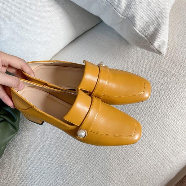 dress shoes mljuese 2021 women pumps autumn spring soft sheepskin square toe yellow color slip on high heels lady size 40, Black
dress shoes mljuese 2021 women pumps autumn spring soft sheepskin square toe yellow color slip on high heels lady size 40, Black