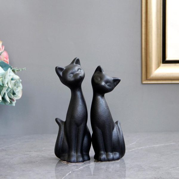 decorative objects & figurines black cat figurine ceramic statue home decoration european creative wedding gift animal decor sculpture
decorative objects & figurines black cat figurine ceramic statue home decoration european creative wedding gift animal decor sculpture