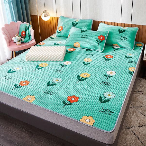 sheets & sets summer bed sheet ice mat soft comfortable latex tress three-piece ding set breathable pad cover for sleep 3xez
sheets & sets summer bed sheet ice mat soft comfortable latex tress three-piece ding set breathable pad cover for sleep 3xez