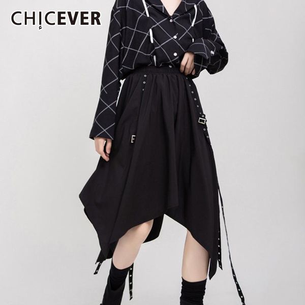 asymmetric hem skirt for women high waist patchwork lace up punk style black skirts female 2021 fashion tide
asymmetric hem skirt for women high waist patchwork lace up punk style black skirts female 2021 fashion tide