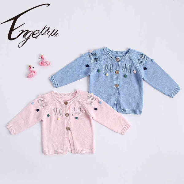 engepapa infant baby knitted coat handmade wool ball korean style newborn baby girl lovely sweater long sleeve knitted cardigan g1026, Blue;gray
engepapa infant baby knitted coat handmade wool ball korean style newborn baby girl lovely sweater long sleeve knitted cardigan g1026, Blue;gray