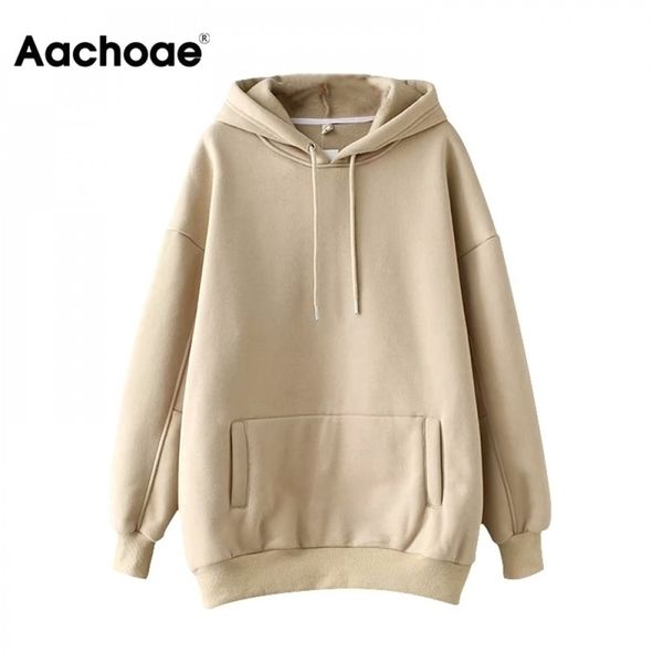 aachoae casual solid hooded hoodies women batwing long sleeve plus size sweatshirts autumn pullover pure fashion sudaderas 211104, Black
aachoae casual solid hooded hoodies women batwing long sleeve plus size sweatshirts autumn pullover pure fashion sudaderas 211104, Black