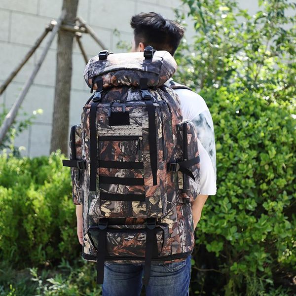 backpack men outdoor climbing travel 100l large capacity camouflage military tactical#g3
backpack men outdoor climbing travel 100l large capacity camouflage military tactical#g3