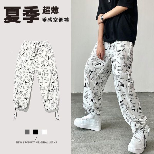 men's pants 2021 autumn listing trousers korean style trendy loose straight casual with feet all-match sport, Black
men's pants 2021 autumn listing trousers korean style trendy loose straight casual with feet all-match sport, Black