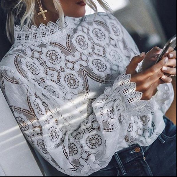 womens shirt white lace hollow slim blouses long sleeve stylish casual summer fashion clothing
womens shirt white lace hollow slim blouses long sleeve stylish casual summer fashion clothing