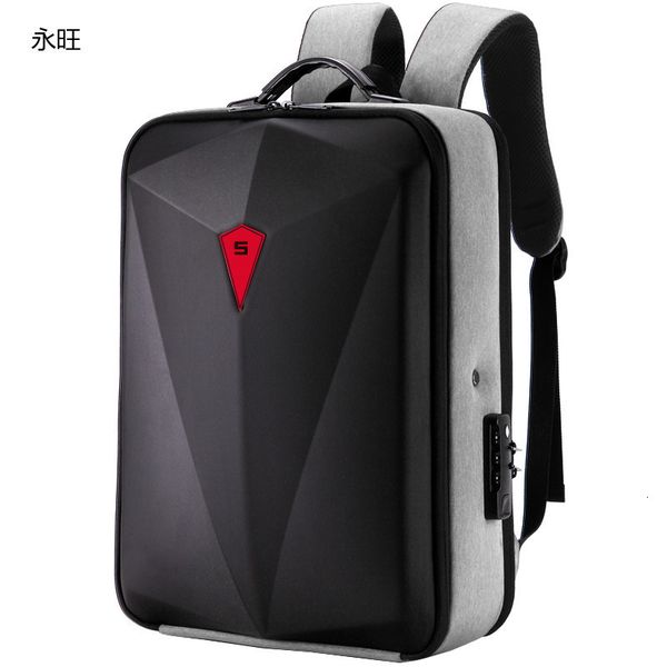 hard shell computer backpack large capacity integrated box structure computer bag waterproof wear resistant compression travel bag
hard shell computer backpack large capacity integrated box structure computer bag waterproof wear resistant compression travel bag
