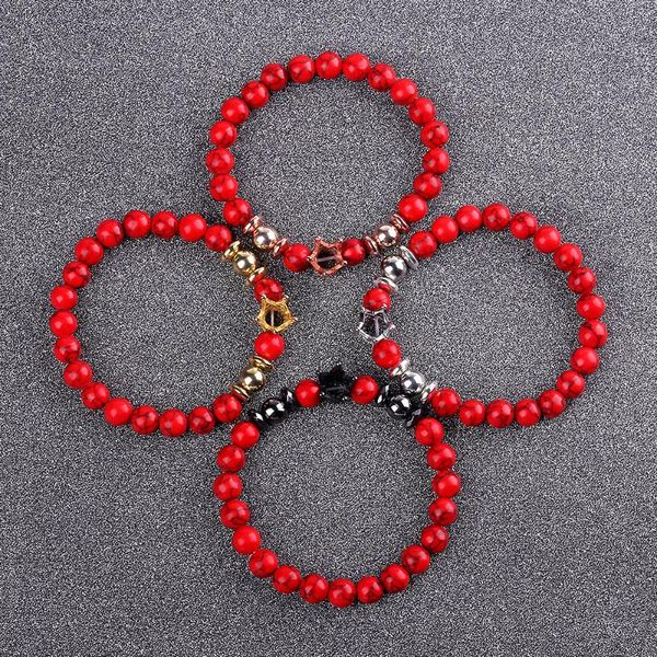 beaded, strands charm men 8mm natural red stone bead bracelets crown black zircon braided luxurious bracelet pulseras
beaded, strands charm men 8mm natural red stone bead bracelets crown black zircon braided luxurious bracelet pulseras
