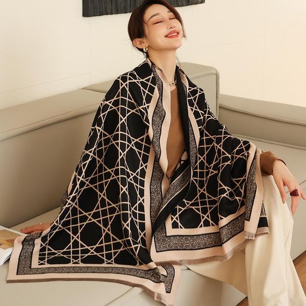 scarves winter scarf iron tower cashmere shawl women's warm double-sided thick foulard lady fashion bandana female pashmina, Blue;gray
scarves winter scarf iron tower cashmere shawl women's warm double-sided thick foulard lady fashion bandana female pashmina, Blue;gray
