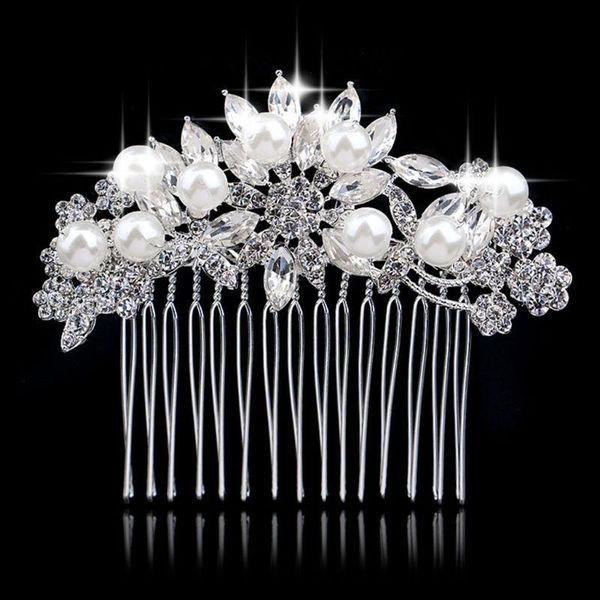headpieces vintage bridal hair comb for wedding crystal pearl pieces bridesmaids gifts accessories, Silver
headpieces vintage bridal hair comb for wedding crystal pearl pieces bridesmaids gifts accessories, Silver