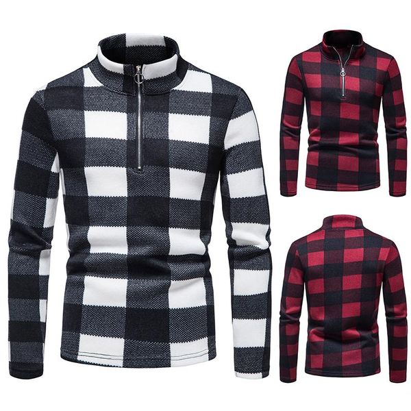 men's hoodies & sweatshirts 2022 trend casual plaid long-sleeved sweatershirt, Black
men's hoodies & sweatshirts 2022 trend casual plaid long-sleeved sweatershirt, Black
