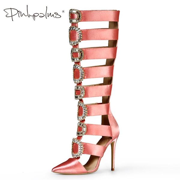 pink palms shoes women summer sandals sandalias mujer high heels knee boots pointed toe shiny crystal dress, Black
pink palms shoes women summer sandals sandalias mujer high heels knee boots pointed toe shiny crystal dress, Black