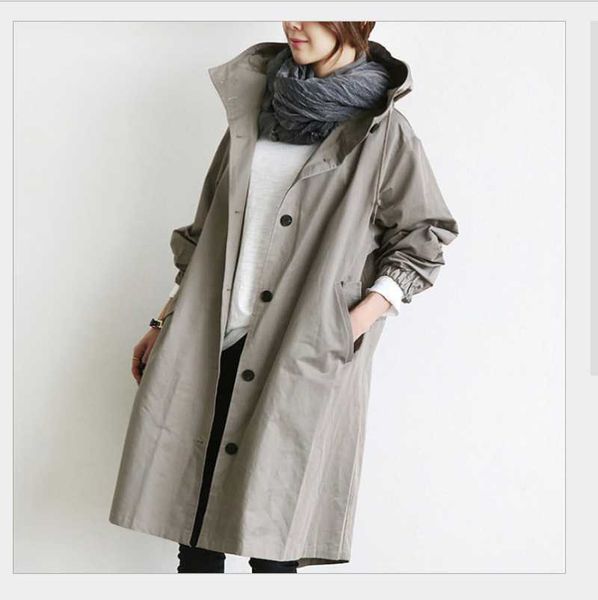 women's trench coats 2021 autumn plus size korean style thin windbreaker hooded fat mm mid-length 200 kg loose coat trend, Tan;black
women's trench coats 2021 autumn plus size korean style thin windbreaker hooded fat mm mid-length 200 kg loose coat trend, Tan;black