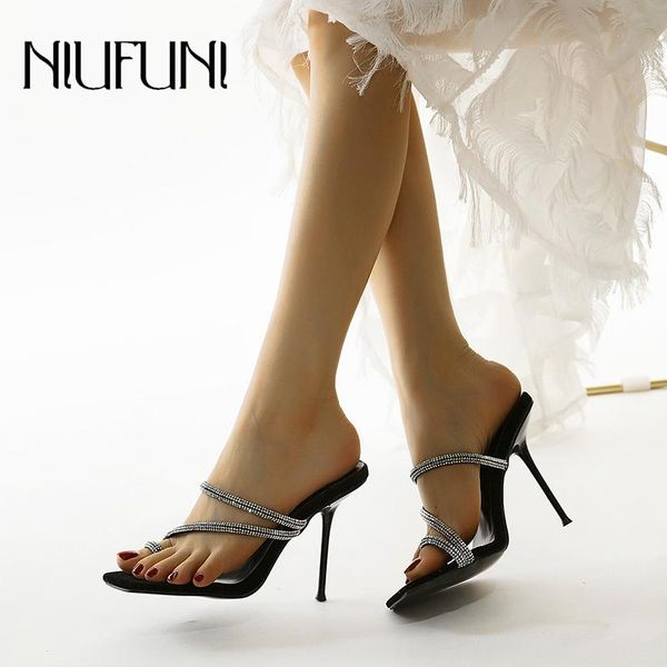 slippers plus size 35-42 square toe rhinestone women clip sandals stiletto crystal high heels casual slides shoes for, Black
slippers plus size 35-42 square toe rhinestone women clip sandals stiletto crystal high heels casual slides shoes for, Black