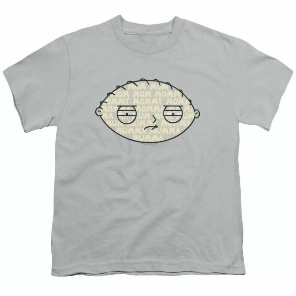 family guy mom mom mom kids youth t shirt licensed stewie cartoon tee silver, White;black
family guy mom mom mom kids youth t shirt licensed stewie cartoon tee silver, White;black
