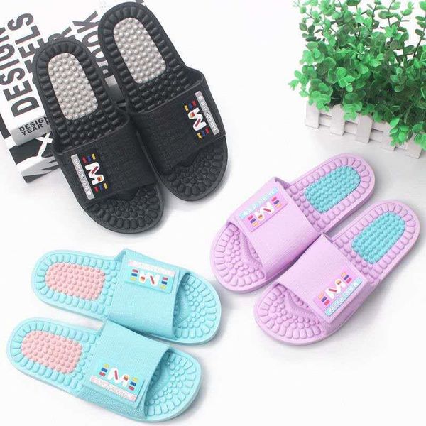 solid color waterproof female slippers casual soft-sole massage flip flops home bathroom anti-slip plus size zapatos de mujer, Black
solid color waterproof female slippers casual soft-sole massage flip flops home bathroom anti-slip plus size zapatos de mujer, Black