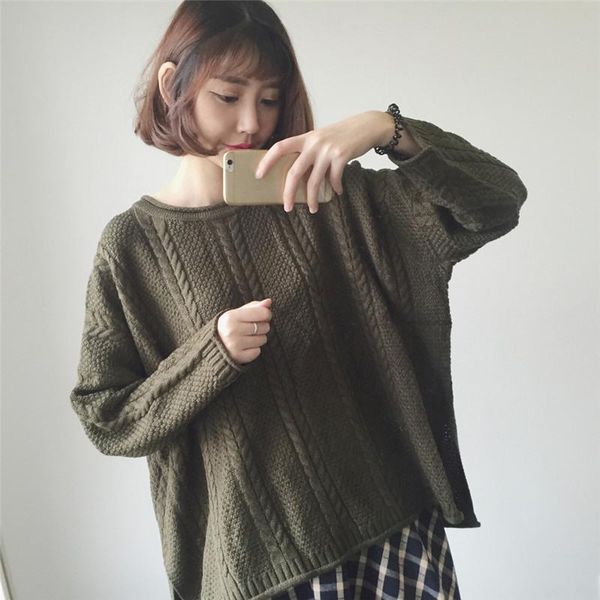 women's sweaters women pullovers autumn winter long-sleeved pull femme solid pullover female casual knitted sweater we, White;black
women's sweaters women pullovers autumn winter long-sleeved pull femme solid pullover female casual knitted sweater we, White;black
